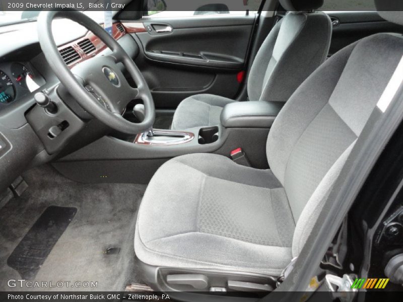 Black / Gray 2009 Chevrolet Impala LS