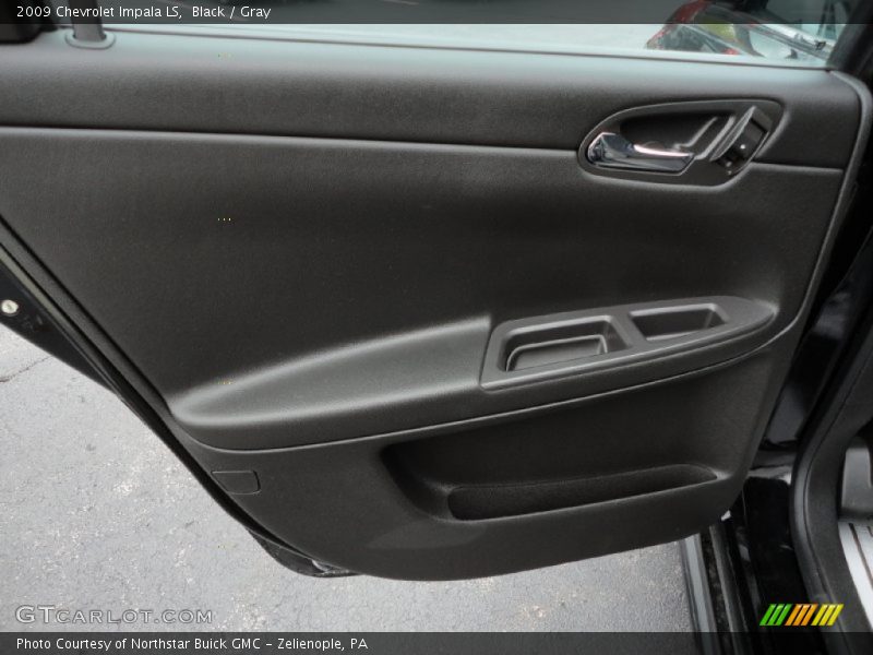 Black / Gray 2009 Chevrolet Impala LS