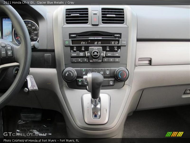 Glacier Blue Metallic / Gray 2011 Honda CR-V EX
