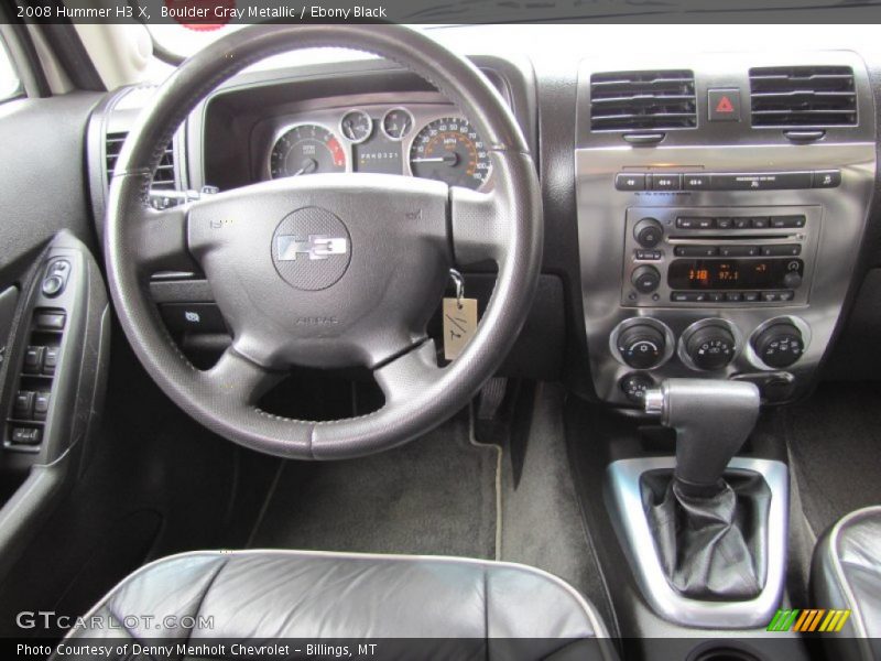 Boulder Gray Metallic / Ebony Black 2008 Hummer H3 X