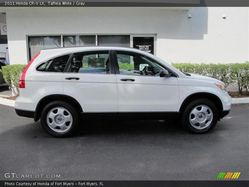 Taffeta White / Gray 2011 Honda CR-V LX