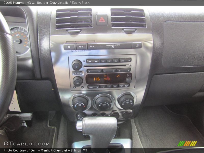 Boulder Gray Metallic / Ebony Black 2008 Hummer H3 X