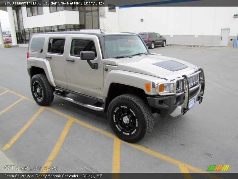 Boulder Gray Metallic / Ebony Black 2008 Hummer H3 X