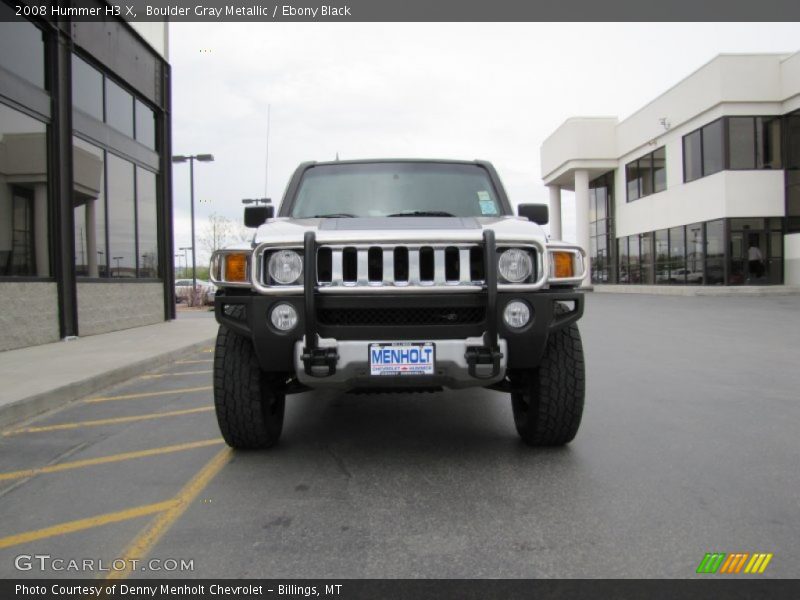 Boulder Gray Metallic / Ebony Black 2008 Hummer H3 X