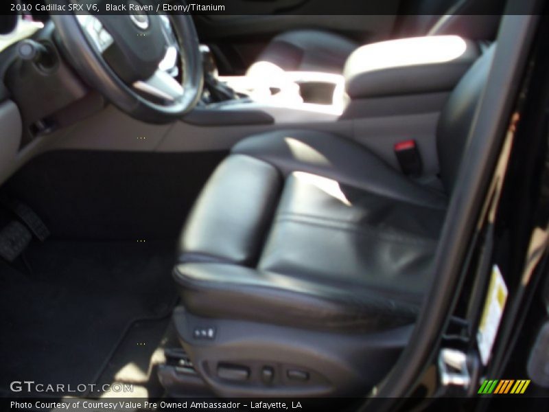 Black Raven / Ebony/Titanium 2010 Cadillac SRX V6