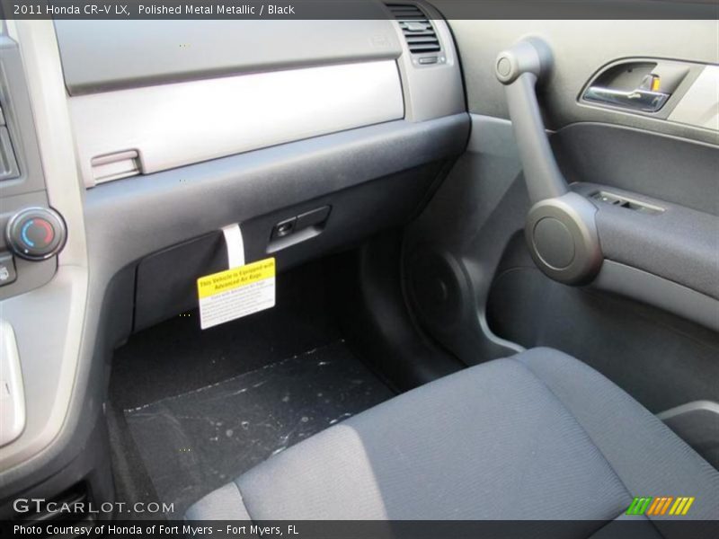 Polished Metal Metallic / Black 2011 Honda CR-V LX