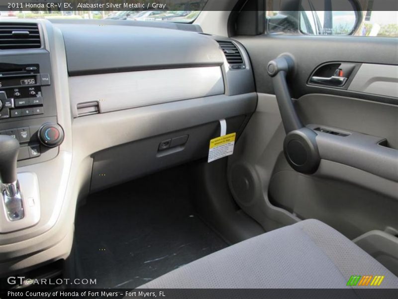 Alabaster Silver Metallic / Gray 2011 Honda CR-V EX