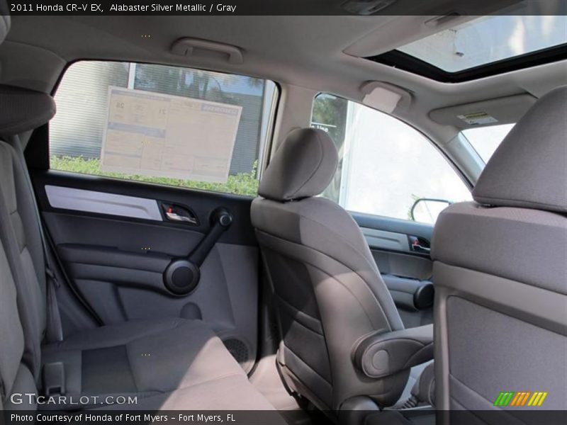 Alabaster Silver Metallic / Gray 2011 Honda CR-V EX
