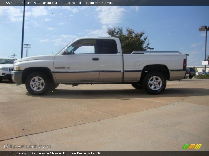 Bright White / Agate 1997 Dodge Ram 1500 Laramie SLT Extended Cab