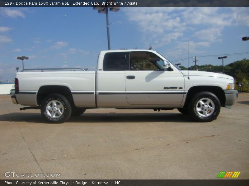 Bright White / Agate 1997 Dodge Ram 1500 Laramie SLT Extended Cab