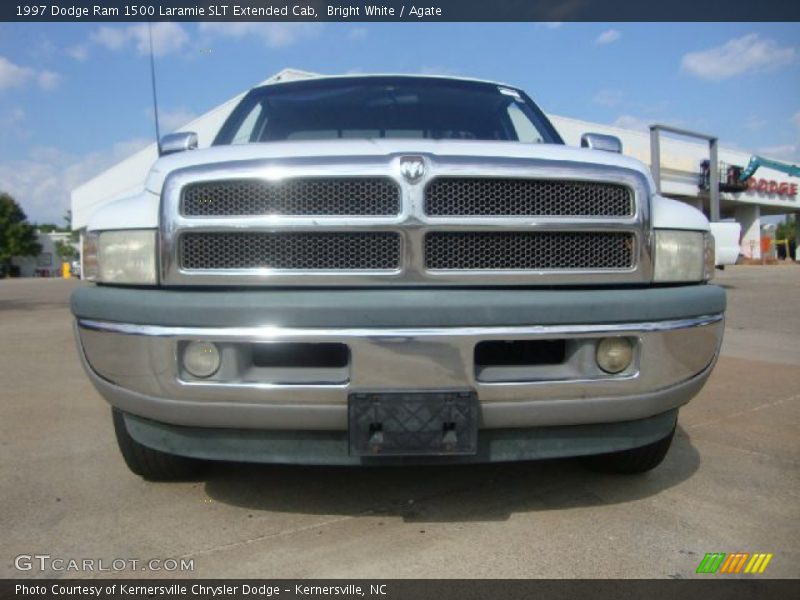 Bright White / Agate 1997 Dodge Ram 1500 Laramie SLT Extended Cab