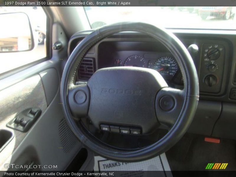 Bright White / Agate 1997 Dodge Ram 1500 Laramie SLT Extended Cab
