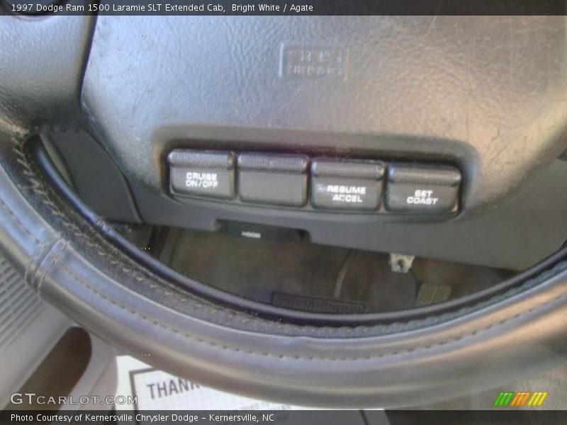Bright White / Agate 1997 Dodge Ram 1500 Laramie SLT Extended Cab