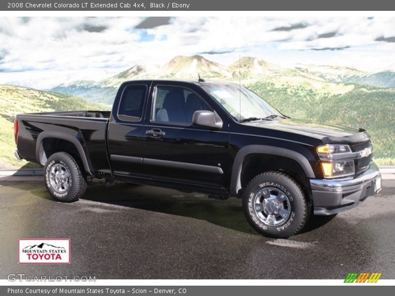 Black / Ebony 2008 Chevrolet Colorado LT Extended Cab 4x4