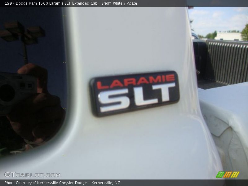 Bright White / Agate 1997 Dodge Ram 1500 Laramie SLT Extended Cab
