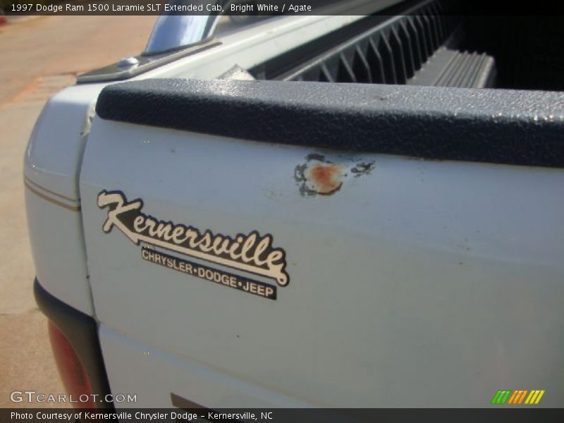 Bright White / Agate 1997 Dodge Ram 1500 Laramie SLT Extended Cab