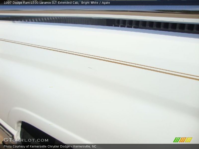 Bright White / Agate 1997 Dodge Ram 1500 Laramie SLT Extended Cab