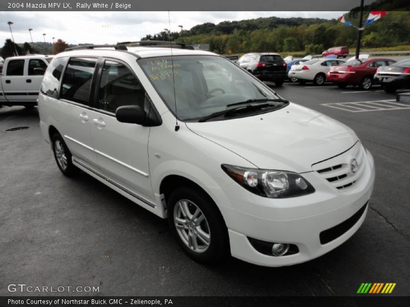 Rally White / Beige 2004 Mazda MPV LX