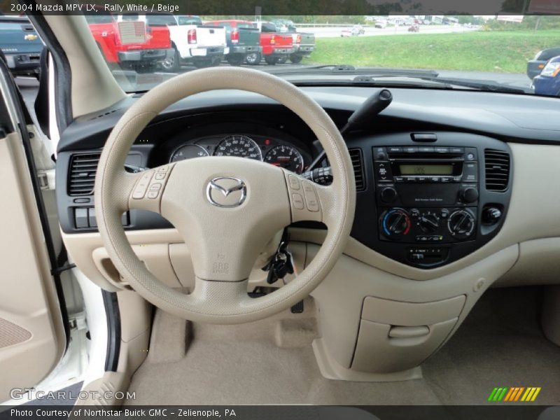 Rally White / Beige 2004 Mazda MPV LX