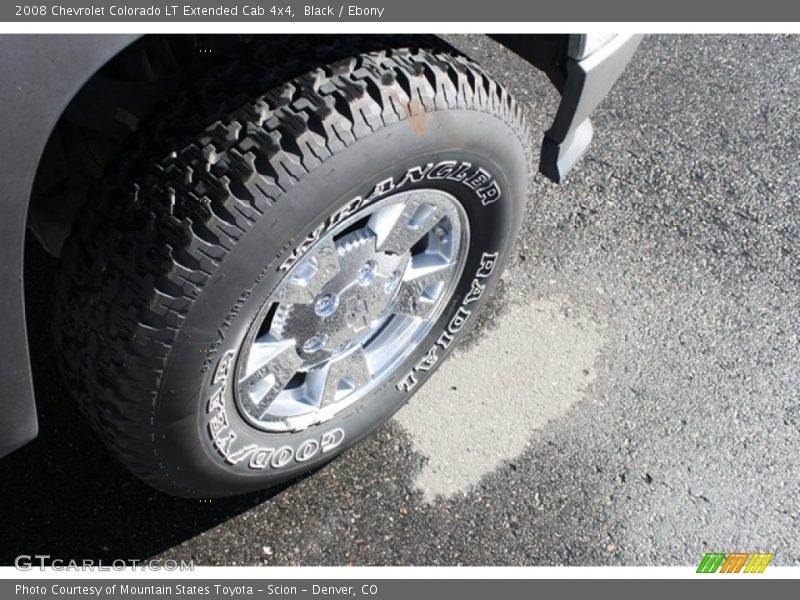 Black / Ebony 2008 Chevrolet Colorado LT Extended Cab 4x4
