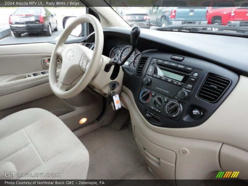 Rally White / Beige 2004 Mazda MPV LX