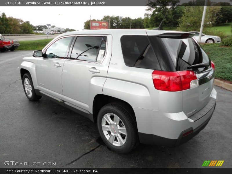 Quicksilver Metallic / Jet Black 2012 GMC Terrain SLE AWD