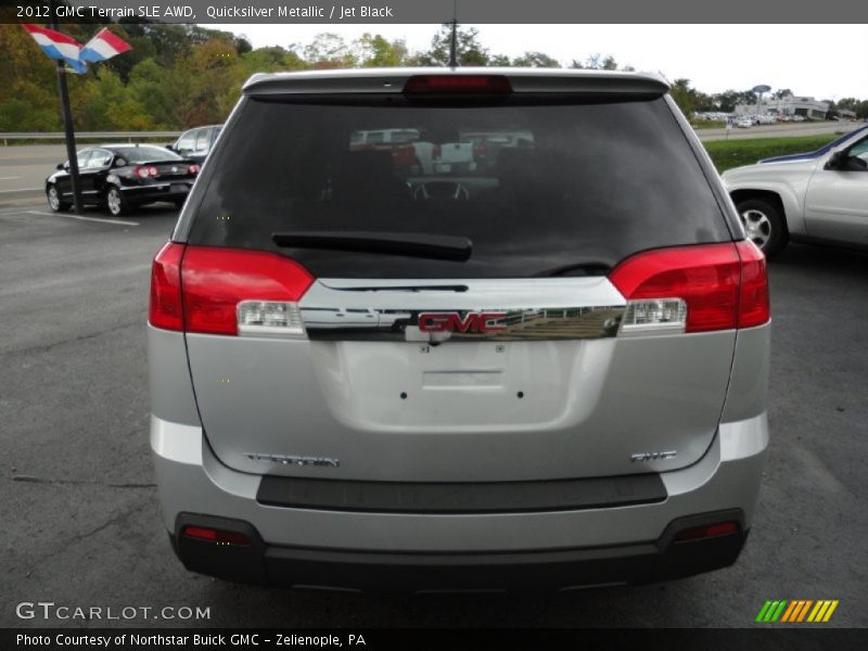 Quicksilver Metallic / Jet Black 2012 GMC Terrain SLE AWD