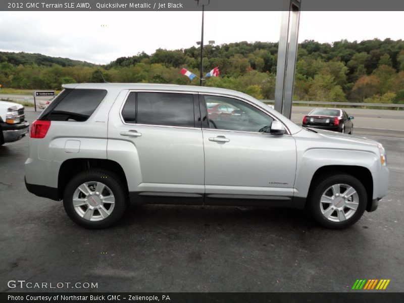 Quicksilver Metallic / Jet Black 2012 GMC Terrain SLE AWD