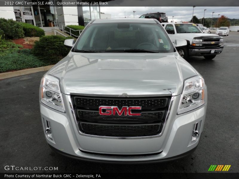 Quicksilver Metallic / Jet Black 2012 GMC Terrain SLE AWD