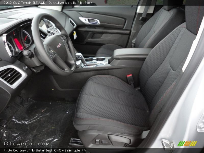 Quicksilver Metallic / Jet Black 2012 GMC Terrain SLE AWD