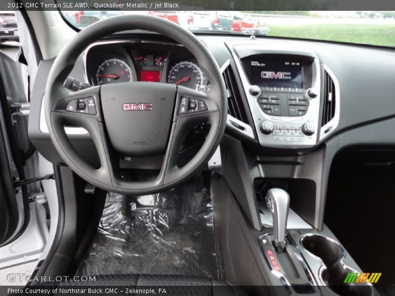 Quicksilver Metallic / Jet Black 2012 GMC Terrain SLE AWD