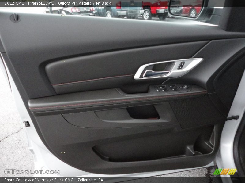 Quicksilver Metallic / Jet Black 2012 GMC Terrain SLE AWD