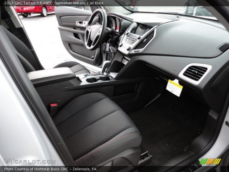 Quicksilver Metallic / Jet Black 2012 GMC Terrain SLE AWD