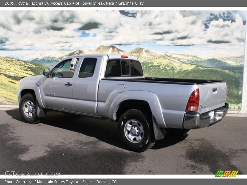 Silver Streak Mica / Graphite Gray 2005 Toyota Tacoma V6 Access Cab 4x4