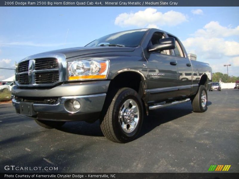 Mineral Gray Metallic / Medium Slate Gray 2006 Dodge Ram 2500 Big Horn Edition Quad Cab 4x4