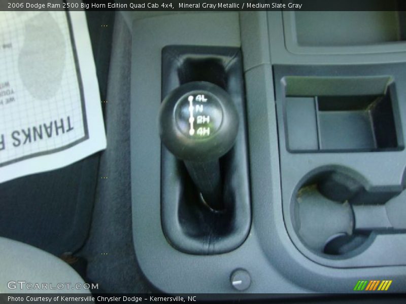 Mineral Gray Metallic / Medium Slate Gray 2006 Dodge Ram 2500 Big Horn Edition Quad Cab 4x4
