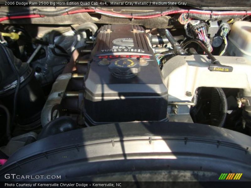 Mineral Gray Metallic / Medium Slate Gray 2006 Dodge Ram 2500 Big Horn Edition Quad Cab 4x4
