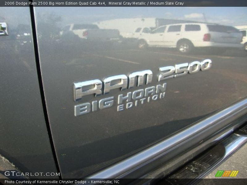 Mineral Gray Metallic / Medium Slate Gray 2006 Dodge Ram 2500 Big Horn Edition Quad Cab 4x4
