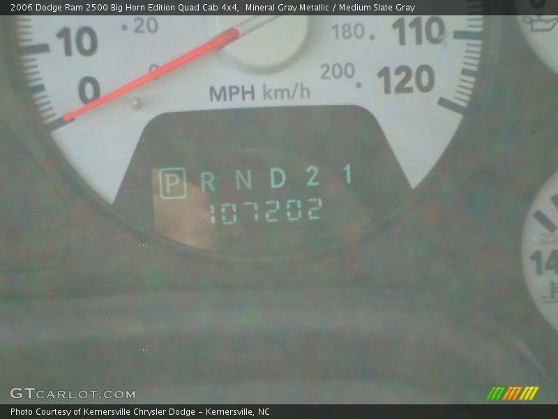 Mineral Gray Metallic / Medium Slate Gray 2006 Dodge Ram 2500 Big Horn Edition Quad Cab 4x4
