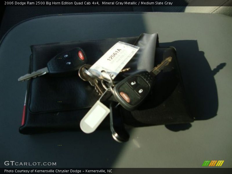 Mineral Gray Metallic / Medium Slate Gray 2006 Dodge Ram 2500 Big Horn Edition Quad Cab 4x4
