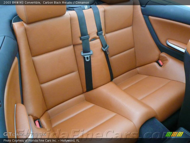 Carbon Black Metallic / Cinnamon 2003 BMW M3 Convertible