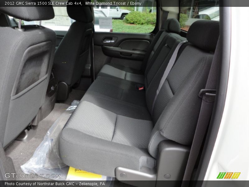  2012 Sierra 1500 SLE Crew Cab 4x4 Ebony Interior