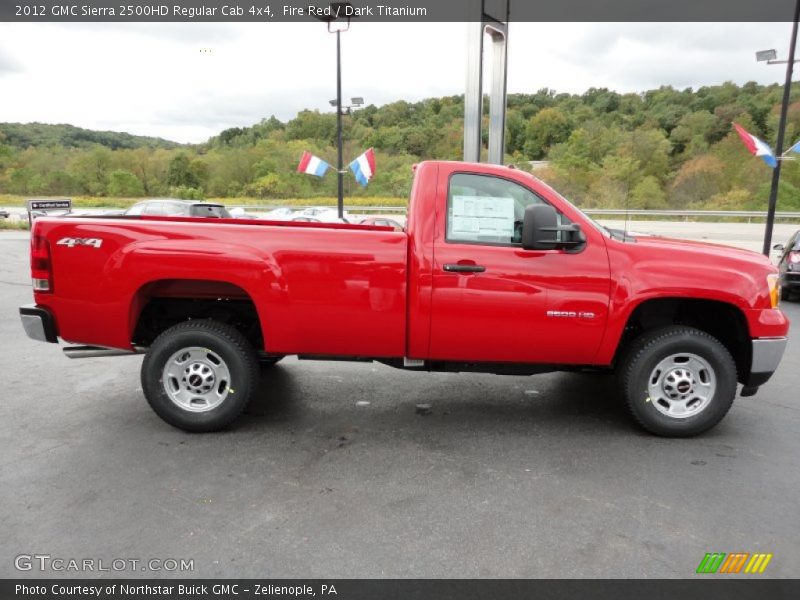  2012 Sierra 2500HD Regular Cab 4x4 Fire Red