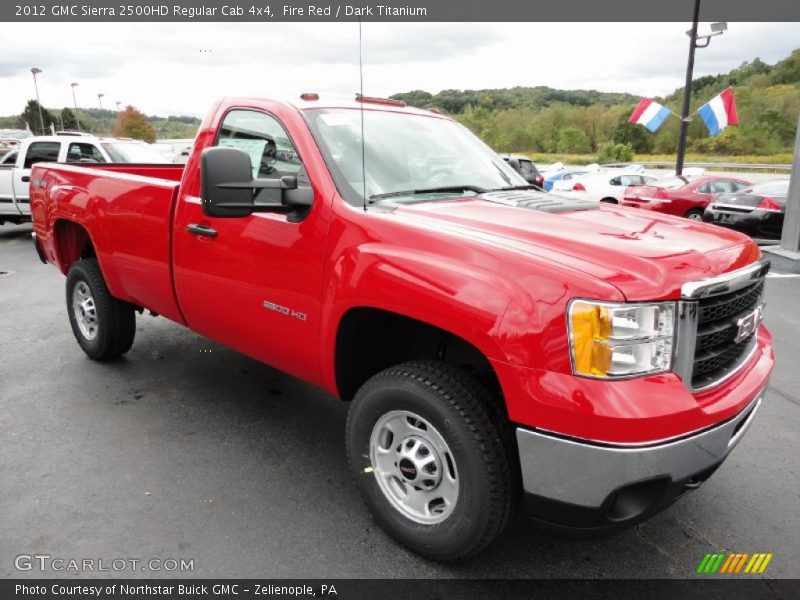  2012 Sierra 2500HD Regular Cab 4x4 Fire Red