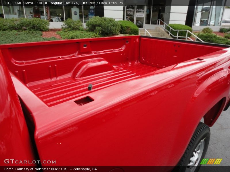 Fire Red / Dark Titanium 2012 GMC Sierra 2500HD Regular Cab 4x4