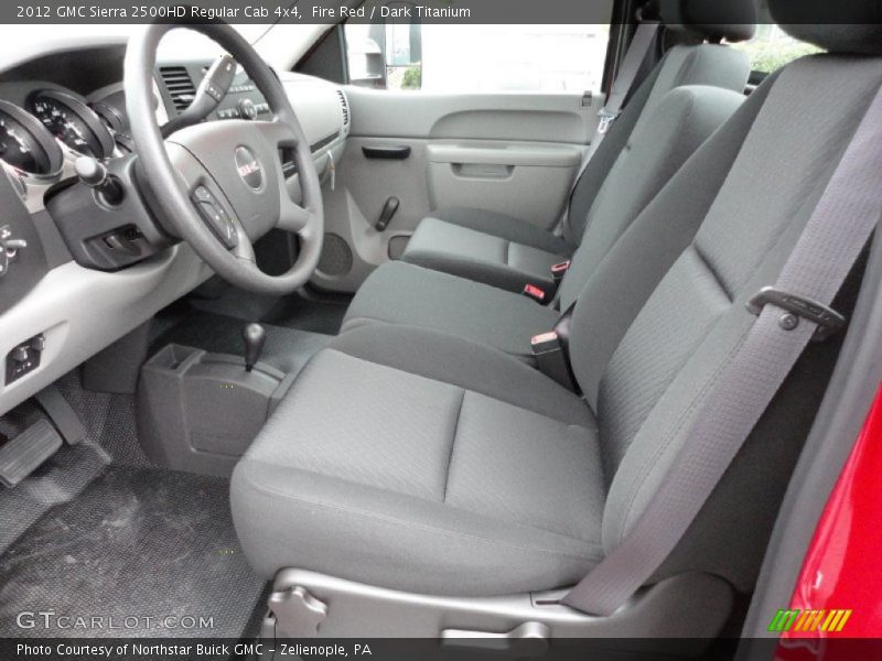  2012 Sierra 2500HD Regular Cab 4x4 Dark Titanium Interior