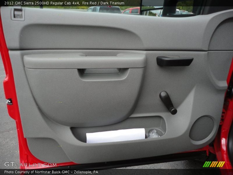 Fire Red / Dark Titanium 2012 GMC Sierra 2500HD Regular Cab 4x4