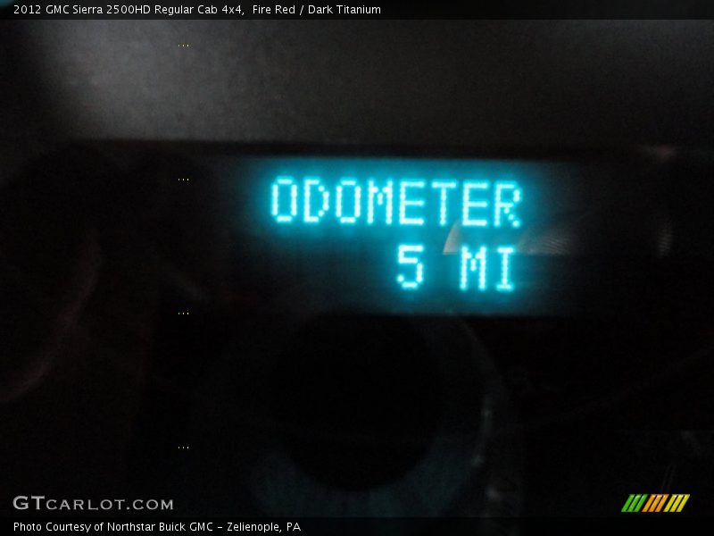Fire Red / Dark Titanium 2012 GMC Sierra 2500HD Regular Cab 4x4