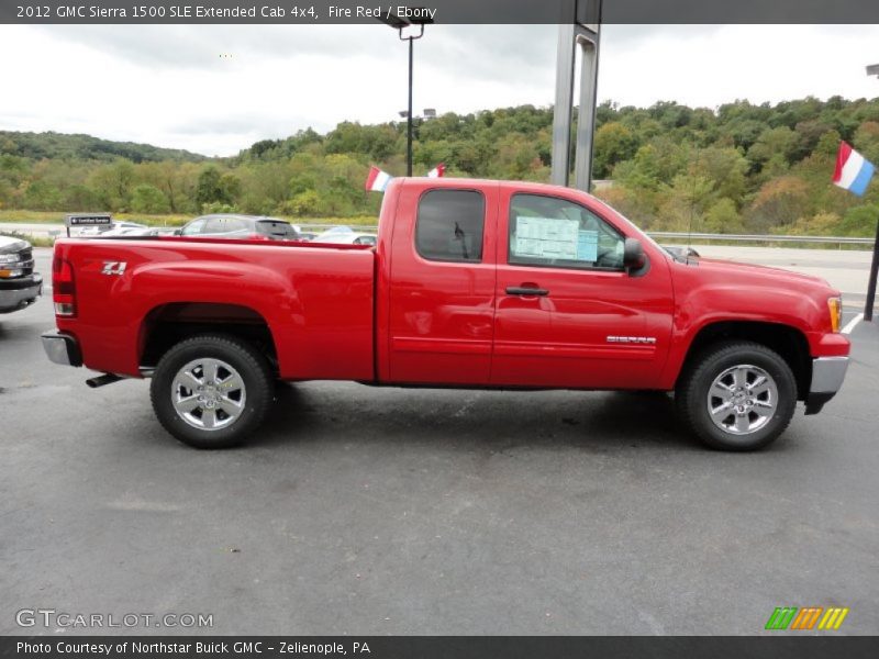  2012 Sierra 1500 SLE Extended Cab 4x4 Fire Red