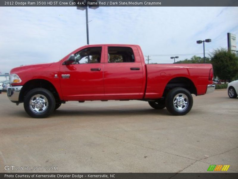 Flame Red / Dark Slate/Medium Graystone 2012 Dodge Ram 3500 HD ST Crew Cab 4x4